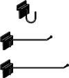 Pegboard, Slatwall, & Gridwall Wire Display Hooks & Accessories